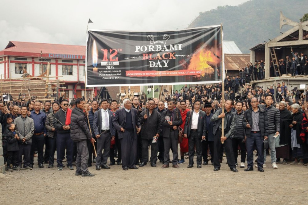 Observance of Porbami Black Day at Porba on April 12.